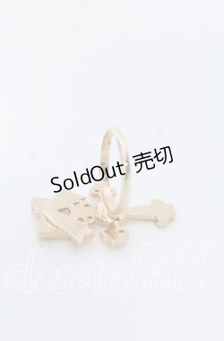 画像2: BABY,THE STARS SHINE BRIGHT / Juno's Bouquetクロスリング  ゴールド O-25-12-07-070-BA-AC-OW-OS