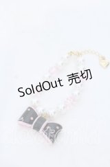 Angelic Pretty / ドリームリボンブレスレット  クロ×ピンク O-25-12-07-071-AP-AC-OW-OS