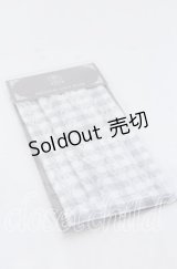 axes femme / ギンガム×花柄レースマスク  グレー O-25-12-07-076-AX-ZA-OW-ZT271