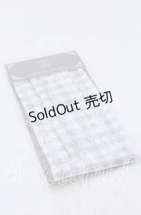 axes femme / ギンガム×花柄レースマスク  グレー O-25-12-07-076-AX-ZA-OW-ZT271