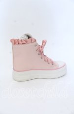 画像5: axes femme Kawaii / ベア刺繍スニーカー Ｍ ピンク O-25-12-07-082-AX-SH-IG-ZH (5)