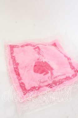 画像1: JESUS DIAMANTE / セレブリティハンカチ  ピンク O-25-12-07-083-JE-ZA-IG-OS