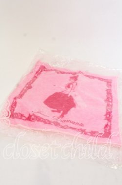 画像1: JESUS DIAMANTE / セレブリティハンカチ  ピンク O-25-12-07-084-JE-ZA-IG-OS
