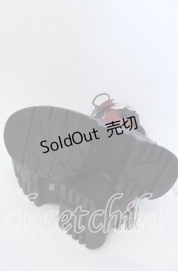 画像7: axes femme POETIQUE / チャイナ釦タンクソールブーツ Ｌ ワイン O-25-12-07-085-AX-SH-IG-OS