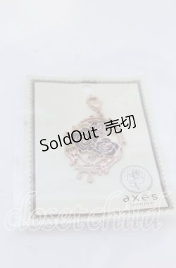 画像1: axes femme / ステンドグラスローズチャーム  - O-25-12-07-088-AX-AC-IG-ZT1209D