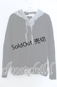 PINK HOUSE / ギンガムフード付きカーディガン  クロ O-25-12-07-009-LO-TO-IG-OS