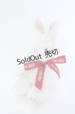 画像1: PINK HOUSE / うさぎぬいぐるみコサージュ  バニラ O-25-12-07-090-LO-AC-OW-OS