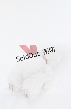 画像2: PINK HOUSE / うさぎぬいぐるみコサージュ  バニラ O-25-12-07-090-LO-AC-OW-OS