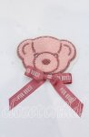画像1: PINK HOUSE / Teddyサガラワッペン  ピンク O-25-12-07-091-LO-ZA-OW-ZT012-F002 (1)