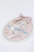 PINK HOUSE / さざ波とねこ刺繍ワッペン  ピンク O-25-12-07-092-LO-ZA-OW-OS