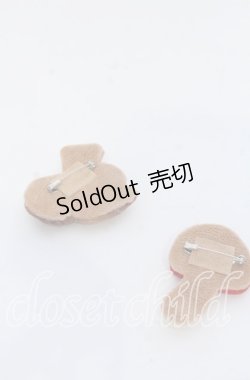 画像2: PINK HOUSE / ウィンターフォレストトリートモチーフミニブローチセット  ミルクティ(キノコ・リスクッキーモチーフセット) O-25-12-07-094-LO-AC-OW-OS