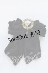 Hoshibako Works / ラッピングリボン　ブローチ/クリップ  クロ O-25-12-07-096-LO-AC-OW-OS