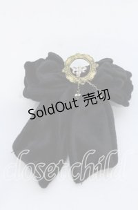 Hoshibako Works / ラッピングリボン　ブローチ/クリップ  クロ O-25-12-07-096-LO-AC-OW-OS