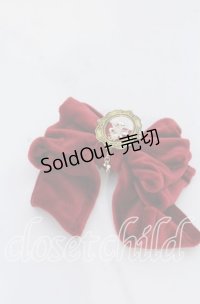 Hoshibako Works / ラッピングリボン　ブローチ/クリップ  ワイン O-25-12-07-098-LO-AC-OW-OS