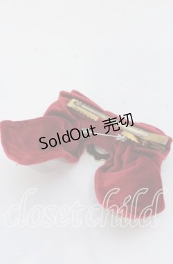 画像2: Hoshibako Works / ラッピングリボン　ブローチ/クリップ  ワイン O-25-12-07-099-LO-AC-OW-OS