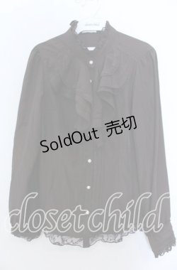 画像1: axes femme / ボリュームフリルスタンドBL Ｍ ブラウン O-25-12-07-022-AX-BL-IG-OS