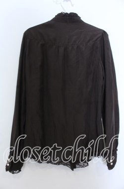 画像2: axes femme / ボリュームフリルスタンドBL Ｍ ブラウン O-25-12-07-022-AX-BL-IG-OS