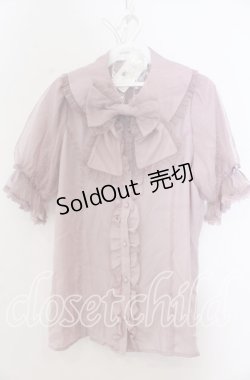 画像1: axes femme Kawaii / ロマンティックフリルブラウス Ｍ ピンク O-25-12-07-031-AX-BL-IG-ZT518