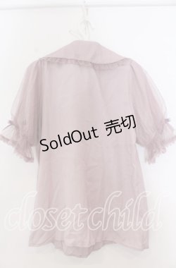 画像2: axes femme Kawaii / ロマンティックフリルブラウス Ｍ ピンク O-25-12-07-031-AX-BL-IG-ZT518