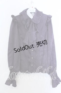 画像1: axes femme Kawaii / ヴィンテージサテンブラウス Ｍ パープル O-25-12-07-035-AX-BL-IG-OS