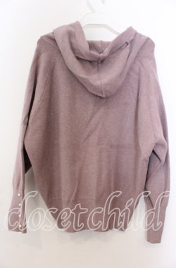 画像2: axes femme / ニットフードパーカー Ｍ ピンク O-25-12-07-037-AX-TO-IG-OS