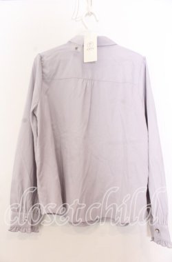 画像2: axes femme / ネクタイ付ブラウス Ｍ ラベンダー O-25-12-07-038-AX-BL-IG-OS
