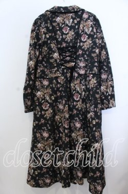 画像2: axes femme / ゴブラン柄コート Ｍ クロ O-25-12-07-039-AX-CO-IG-OS