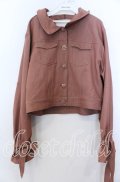 axes femme POETIQUE / バックデザインデニムジャケット Ｍ オレンジ O-25-12-07-044-AX-JA-IG-OS