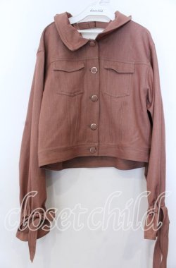 画像1: axes femme POETIQUE / バックデザインデニムジャケット Ｍ オレンジ O-25-12-07-044-AX-JA-IG-OS