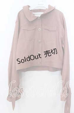 画像1: axes femme POETIQUE / バックデザインデニムジャケット Ｍ オレンジ O-25-12-07-044-AX-JA-IG-OS