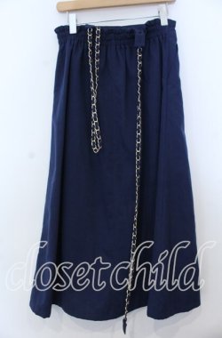 画像3: axes femme / チェーンサスマーメイド風スカート  ブルー O-25-12-07-004-AX-SK-IG-OS