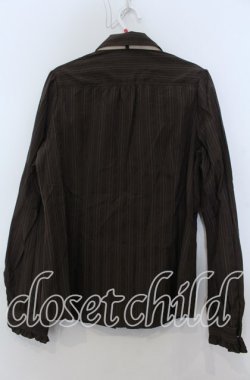 画像2: axes femme / 襟取り外しフリルブラウス Ｌ ブラウン O-25-12-07-048-AX-BL-IG-OS