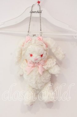 画像1: BABY,THE STARS SHINE BRIGHT / もしもしうさぎちゃんの夢見る小部屋柄セットのうさくみゃポーチ  シロ×ピンク O-25-12-08-001-BA-BG-IG-OS