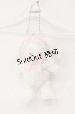 画像1: BABY,THE STARS SHINE BRIGHT / もしもしうさぎちゃんの夢見る小部屋柄セットのうさくみゃポーチ  シロ×ピンク O-25-12-08-001-BA-BG-IG-OS