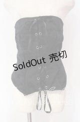 MIHO MATSUDA / 王冠ジャガードオーバーバストコルセット  ブラック O-25-12-08-021-GO-TO-IG-OS