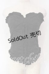 BPN / オーバーバストコルセット Ｍ ブラック O-25-12-08-022-GO-TO-IG-OS