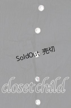 画像2: alice auaa / 楊柳ブラウス  ブラック O-25-12-08-030-AA-TO-IG-OS