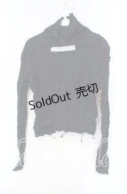 画像3: alice auaa / 楊柳ブラウス  ブラック O-25-12-08-030-AA-TO-IG-OS