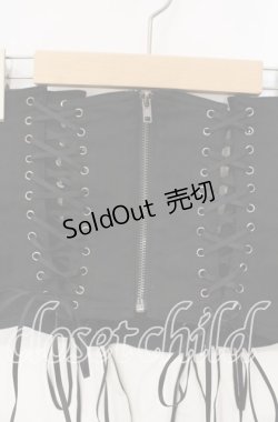 画像2: BPN / サイド編み下げコルセット Ｍ ブラック O-25-12-08-034-GO-ZA-IG-OS