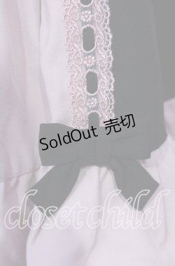 画像3: DearMyLoveEmily / プリンセスティアードはしごレースフリルワンピース M クロ×ピンク O-25-12-08-004-LO-OP-OW-OS