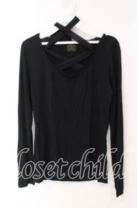 MIHO MATSUDA / カットソー シエル  ブラック O-25-12-08-036-GO-TO-IG-OS