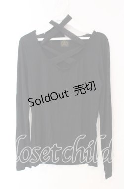 画像1: MIHO MATSUDA / カットソー シエル  ブラック O-25-12-08-036-GO-TO-IG-OS