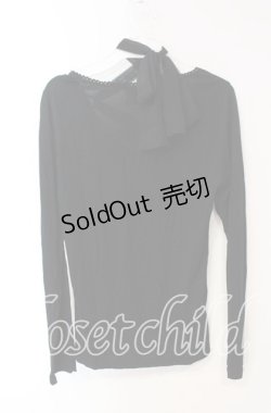 画像3: MIHO MATSUDA / カットソー シエル  ブラック O-25-12-08-036-GO-TO-IG-OS