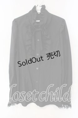 画像1: MIHO MATSUDA / ブラウス・ガーダ Ｍ ブラック O-25-12-08-042-GO-BL-IG-OS