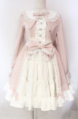 DearMyLoveEmily / プリンセスティアードはしごレースフリルワンピース M ピンク O-25-12-08-005-LO-OP-OW-OS