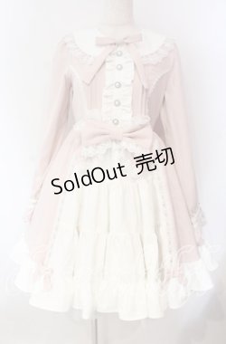 画像1: DearMyLoveEmily / プリンセスティアードはしごレースフリルワンピース M ピンク O-25-12-08-005-LO-OP-OW-OS