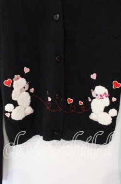 画像2: BABY,THE STARS SHINE BRIGHT / ラブプードルカーディガン  クロ O-25-12-08-046-BA-TO-IG-OS