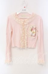 JESUS DIAMANTE / スペシャルお散歩カーデ 38 ピンク O-25-12-08-047-JE-TO-IG-OS