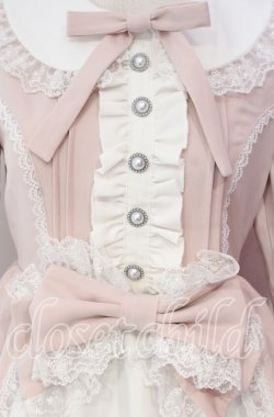画像2: DearMyLoveEmily / プリンセスティアードはしごレースフリルワンピース M ピンク O-25-12-08-005-LO-OP-OW-OS