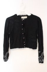 JESUS DIAMANTE / ローズレースカーディガン  クロ O-25-12-08-050-JE-TO-IG-OS